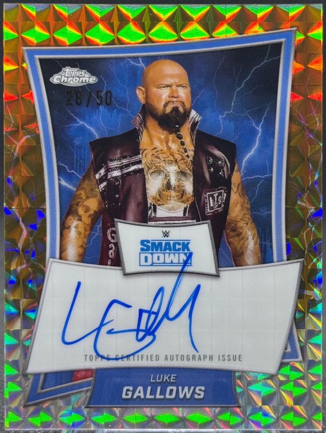 Luke Gallows [Gold Geometric Refractor] #BBA-LKE