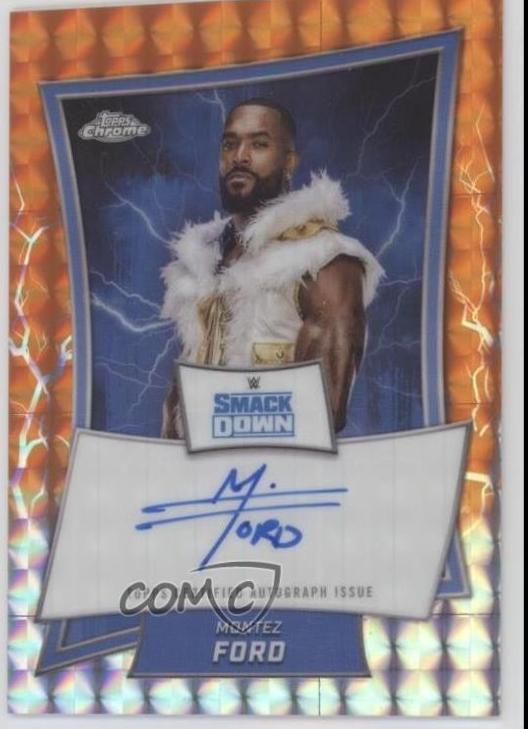 Montez Ford [Orange Geometric Refractor] #BBA-MON