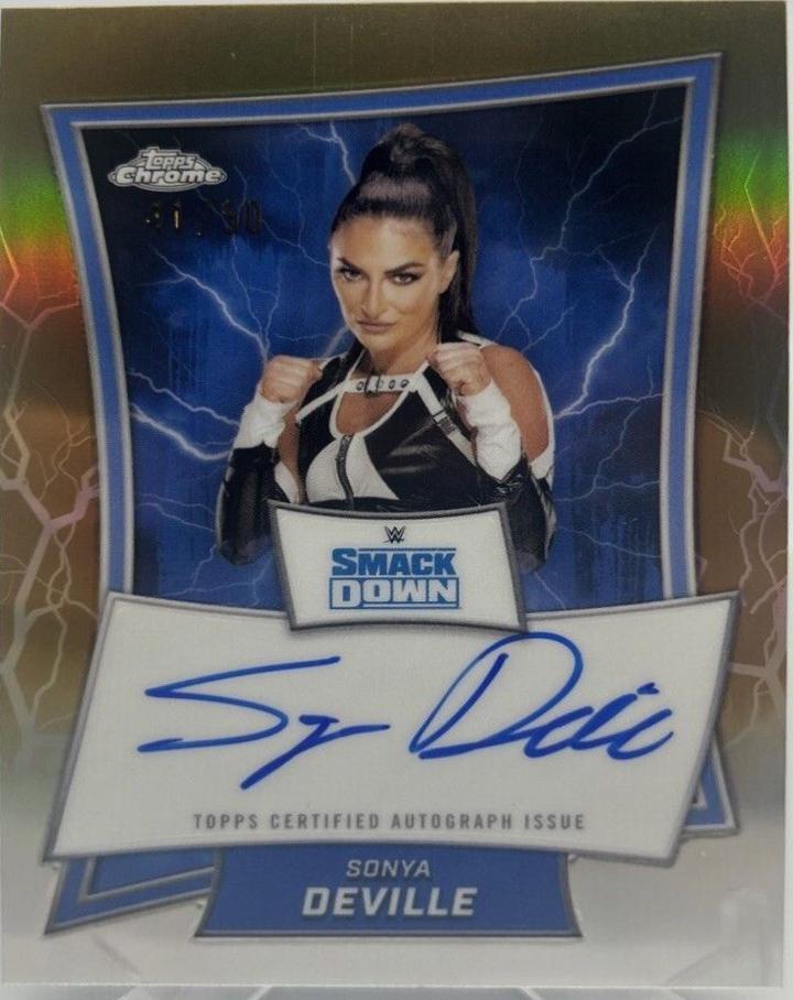 Sonya Deville [Gold Refractor] #BBA-SDE