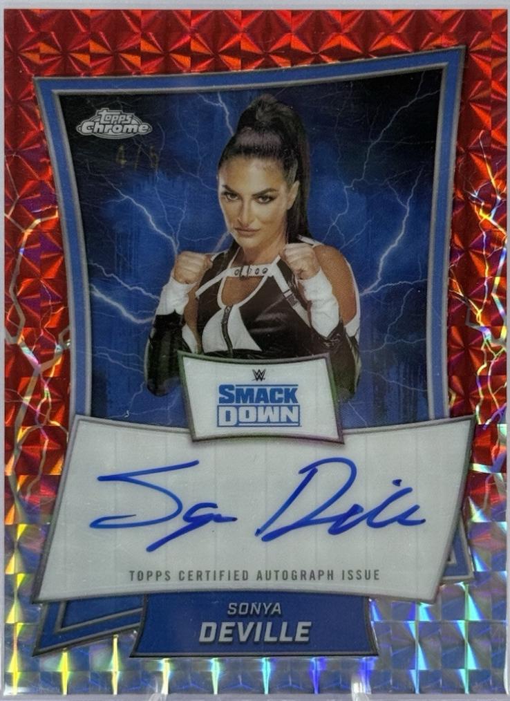 Sonya Deville [Red Geometric Refractor] #BBA-SDE