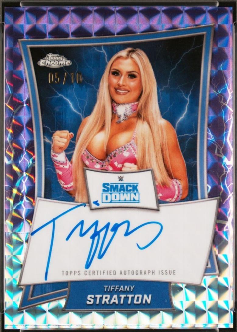 Tiffany Stratton [Purple Geometric Refractor] #BBA-TIF