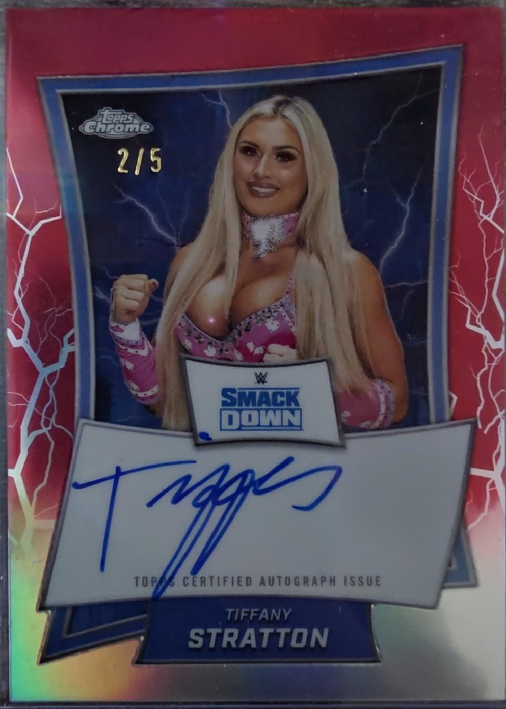 Tiffany Stratton [Red Refractor] #BBA-TIF