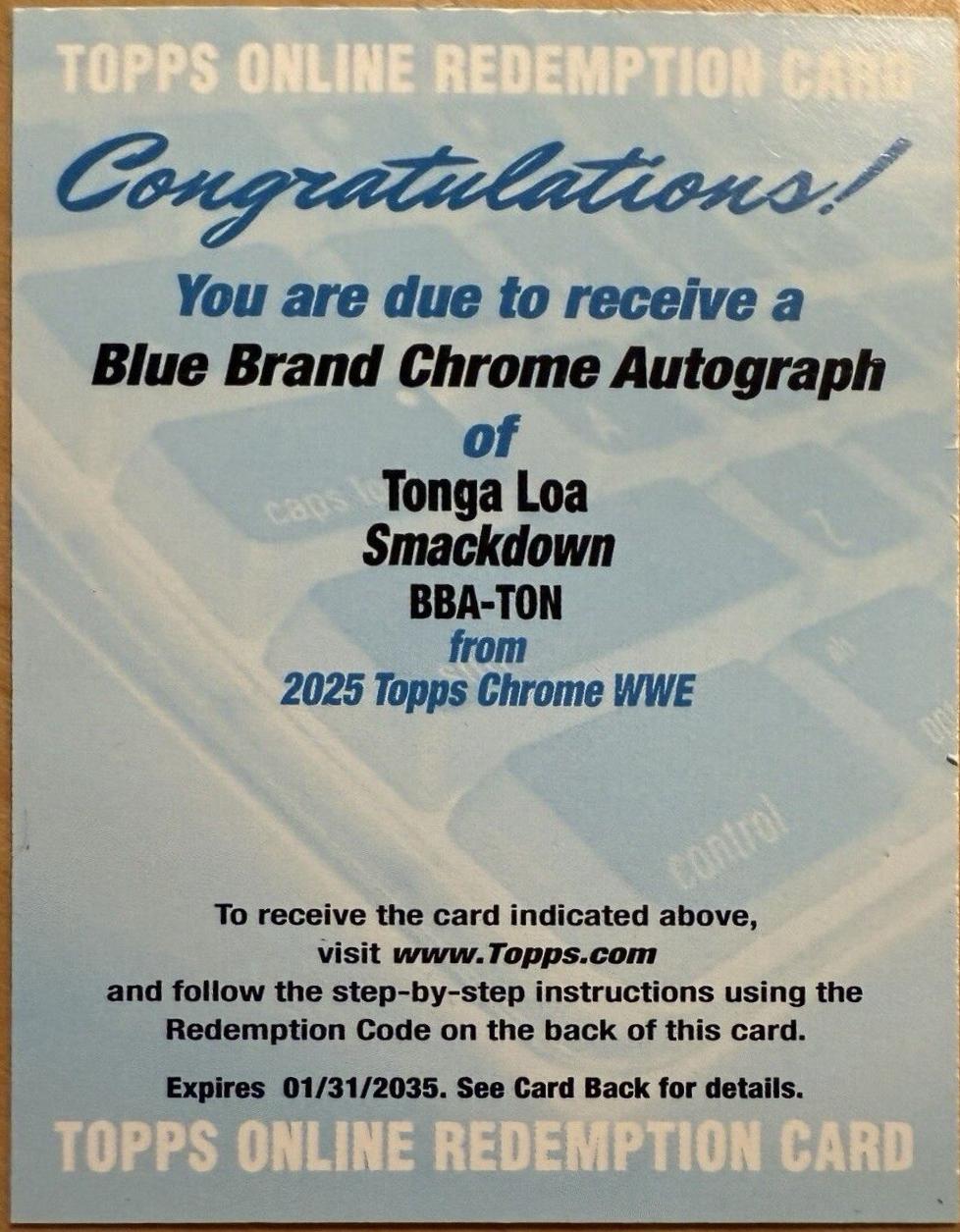 Tonga Loa #BBA-TON
