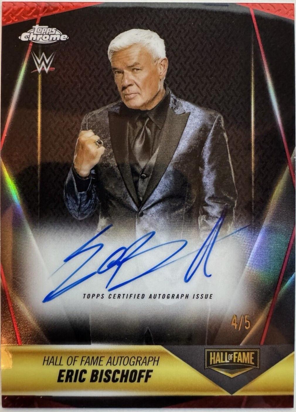 Eric Bischoff [Red Refractor] #HOF-EB