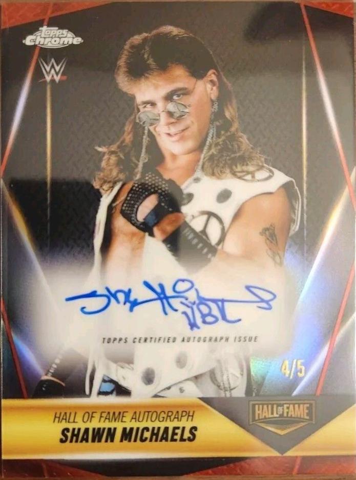 Shawn Michaels [Red Refractor] #HOF-SM