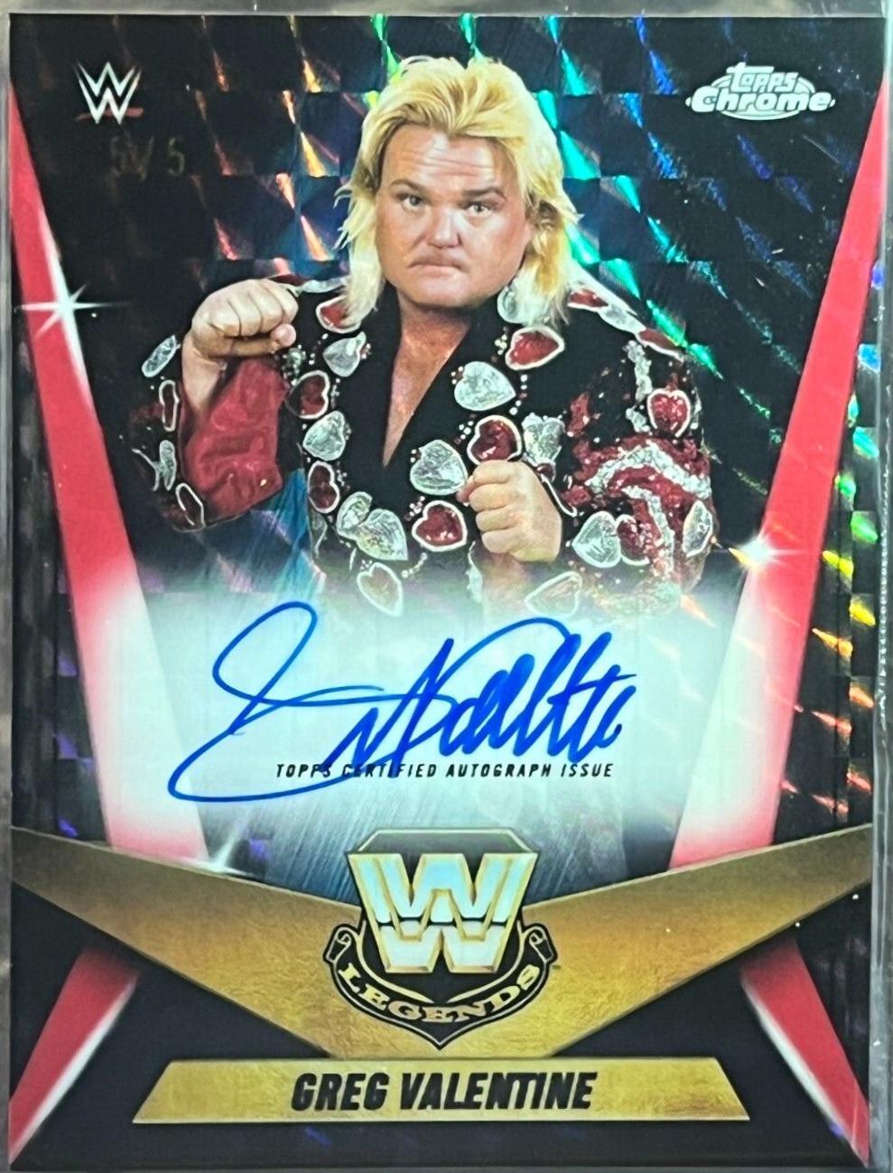 Greg Valentine [Red Refractor] #LCA-GV