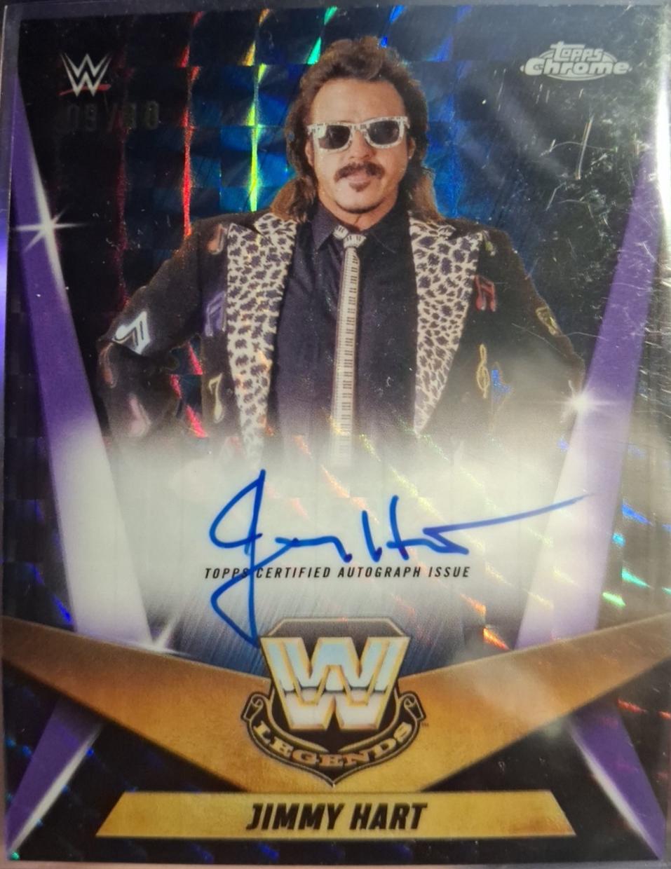 Jimmy Hart [Black Refractor] #LCA-JH
