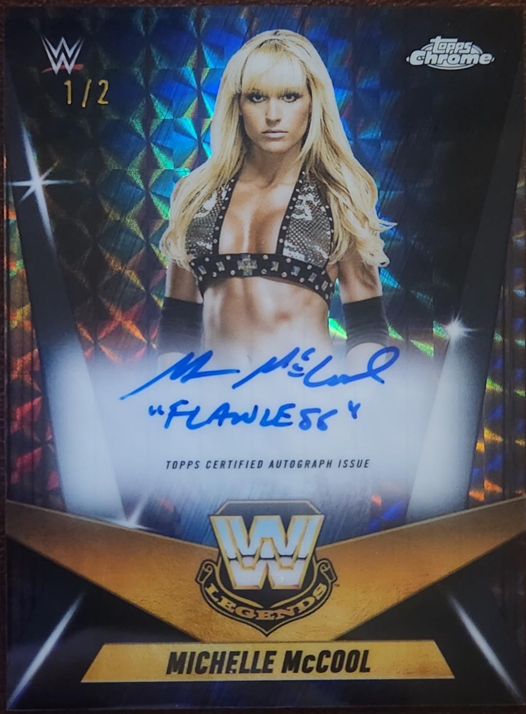 Michelle McCool [Black Geometric Refractor] #LCA-MM