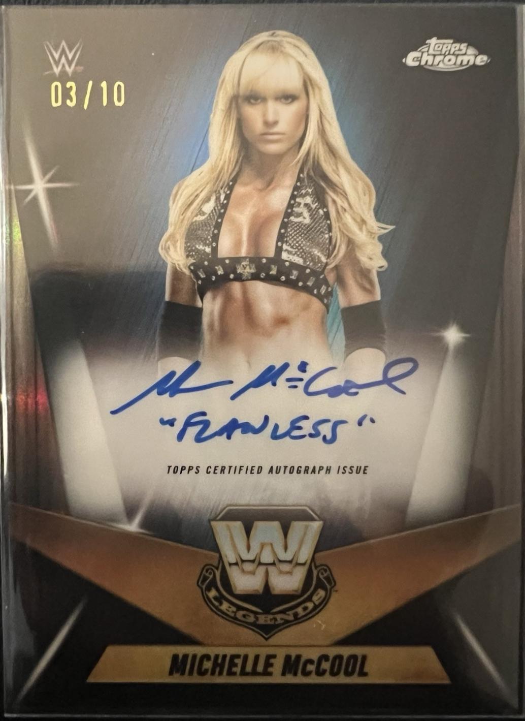 Michelle McCool [Black Refractor] #LCA-MM