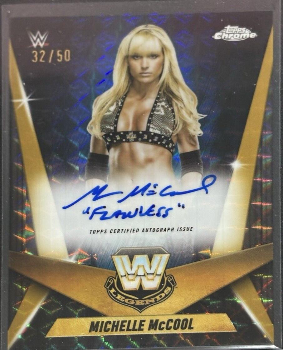 Michelle McCool [Gold Geometric Refractor] #LCA-MM