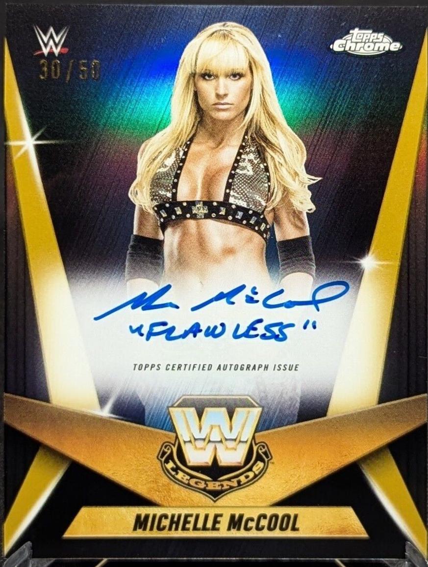 Michelle McCool [Gold Refractor] #LCA-MM