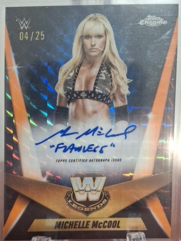 Michelle McCool [Orange Geometric Refractor] #LCA-MM