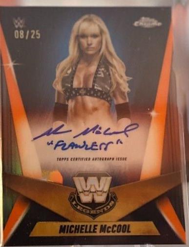 Michelle McCool [Orange Refractor] #LCA-MM