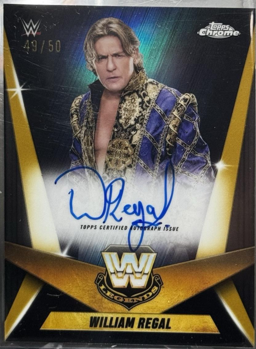 William Regal [Gold Refractor] #LCA-WR