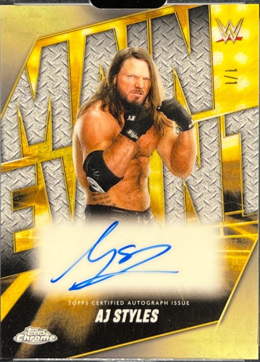 AJ Styles [Superfractor] #MEA-AJS