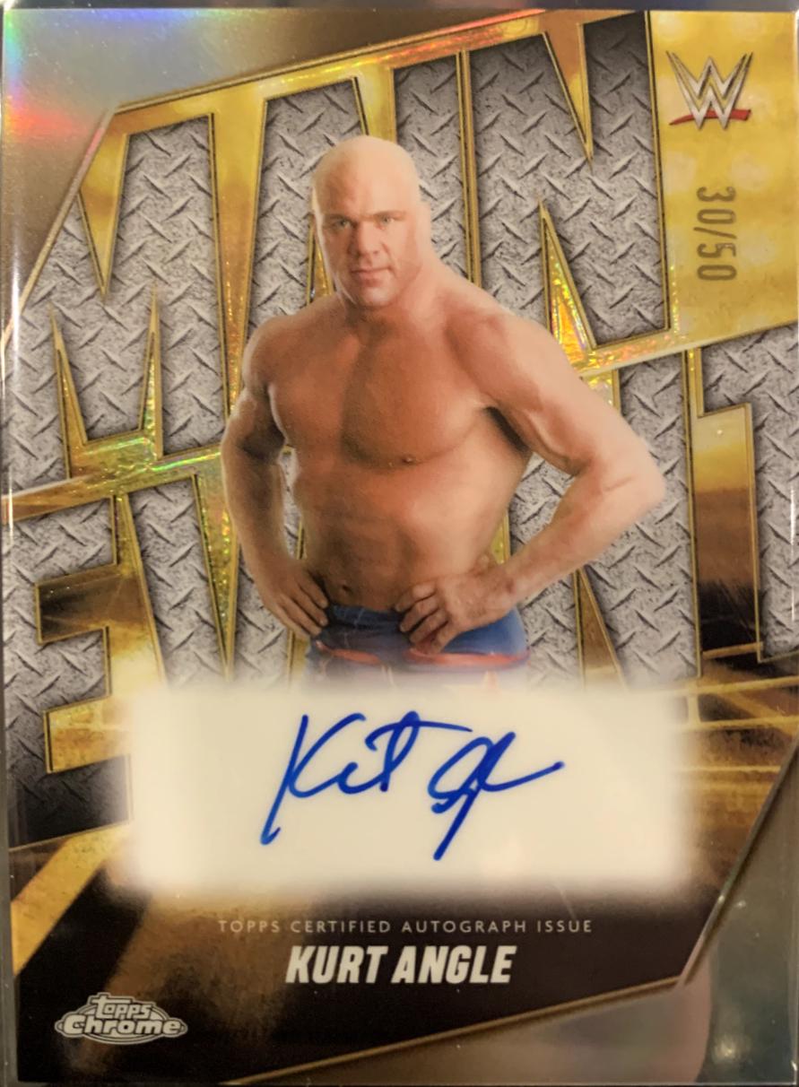 Kurt Angle [Gold Refractor] #MEA-KAG