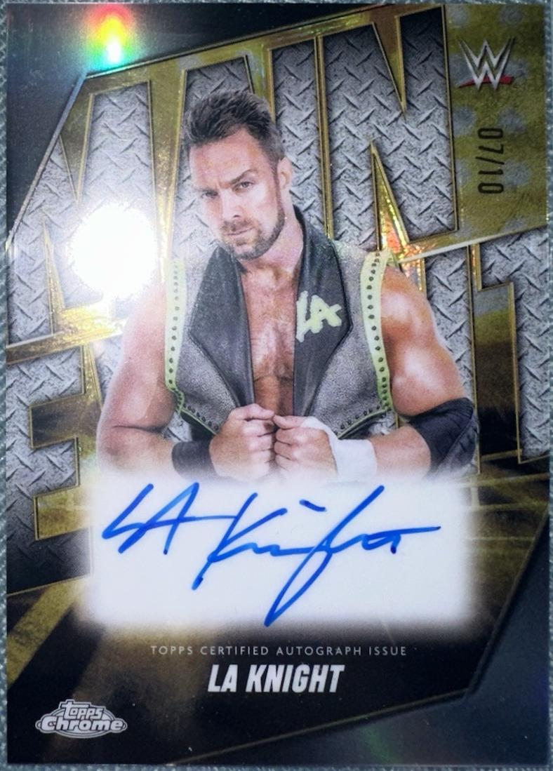 LA Knight [Black Refractor] #MEA-LAK