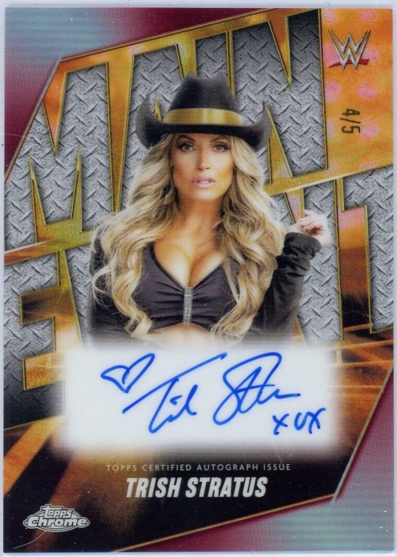 Trish Stratus [Red Refractor] #MEA-TSS
