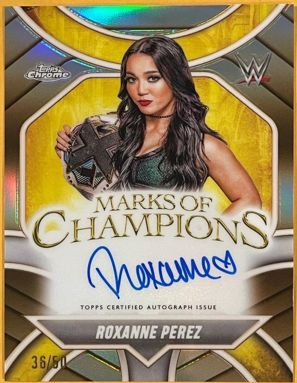 Roxanne Perez [Gold Refractor] #MOC-RP
