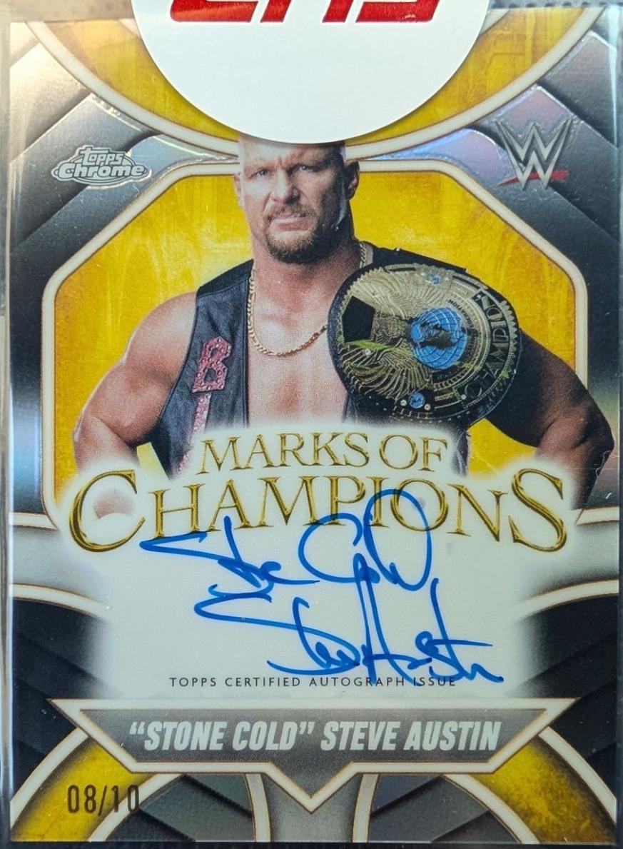 Stone Cold Steve Austin [Black Refractor] #MOC-SA