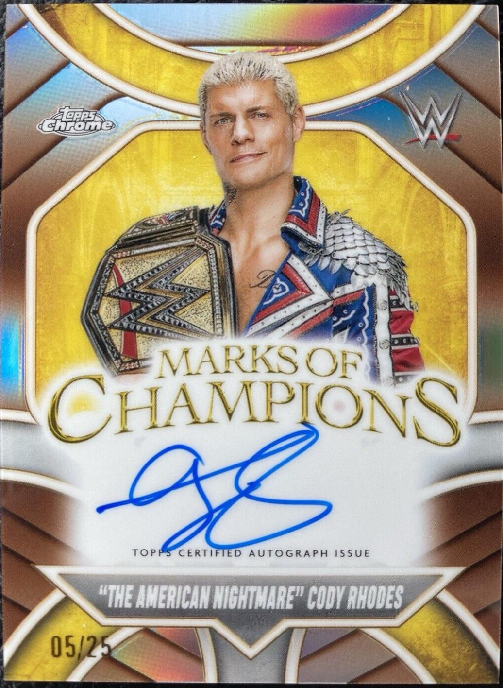 The American Nightmare Cody Rhodes [Orange Refractor] #MOC-CR