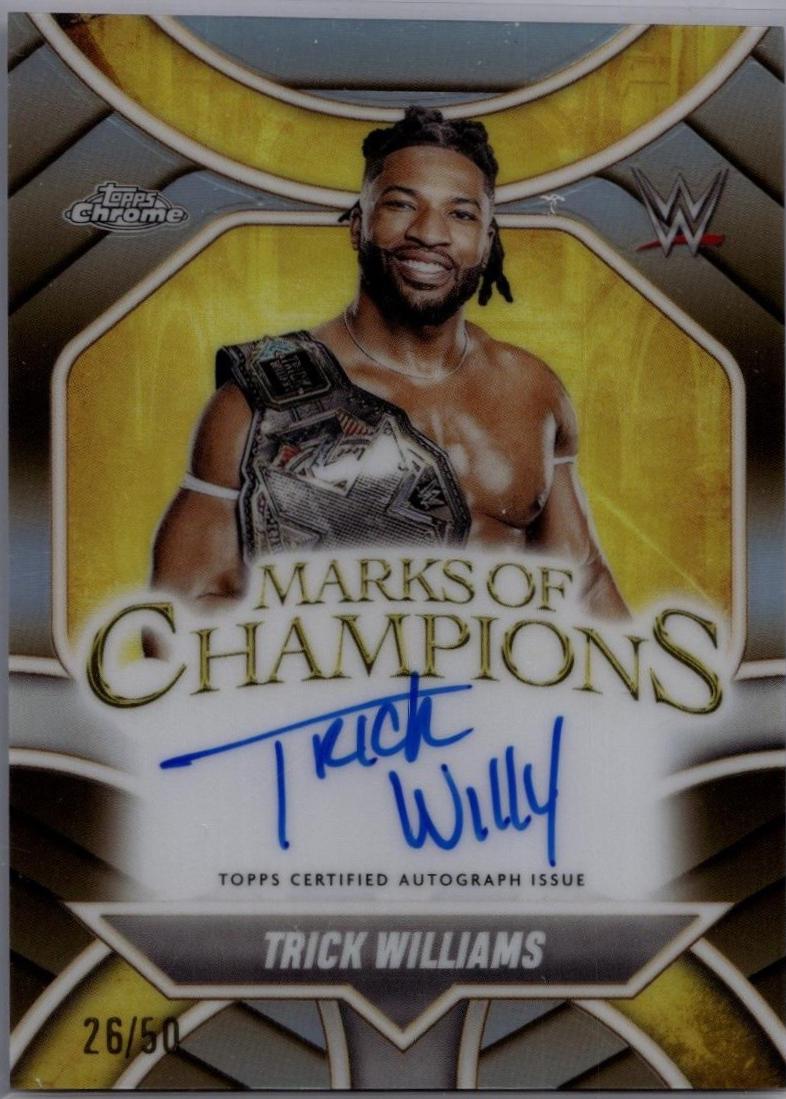 Trick Williams [Gold Refractor] #MOC-TW