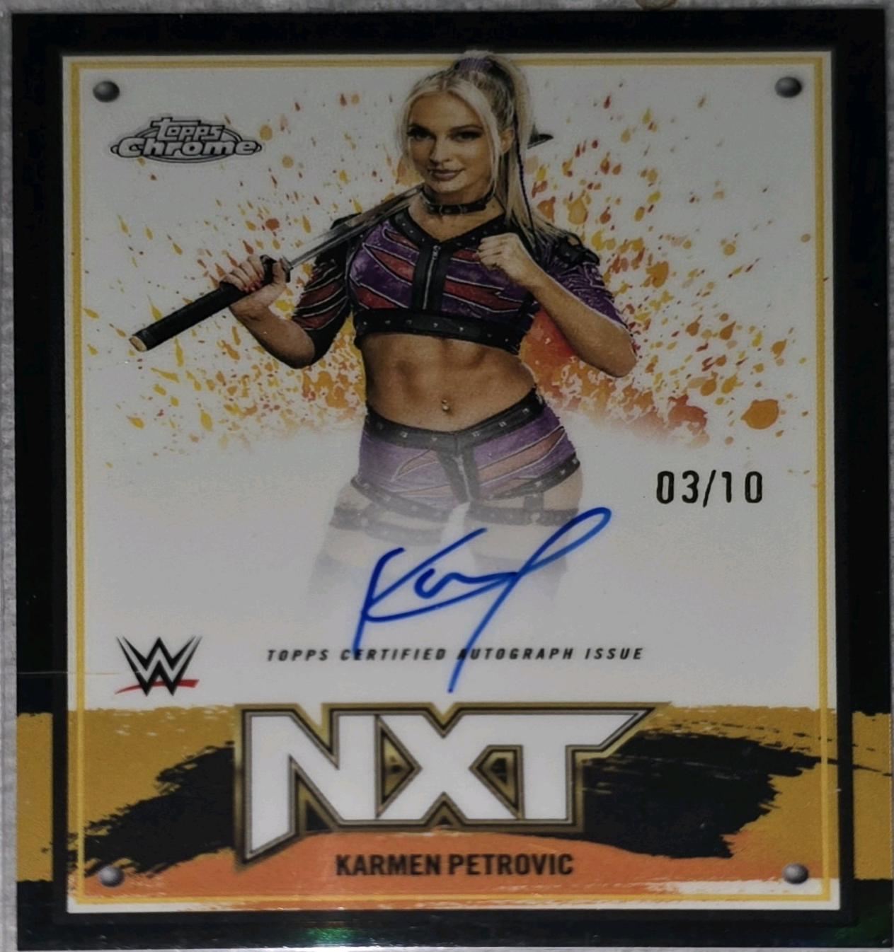 Karmen Petrovic [Black Refractor] #NXT-KPT