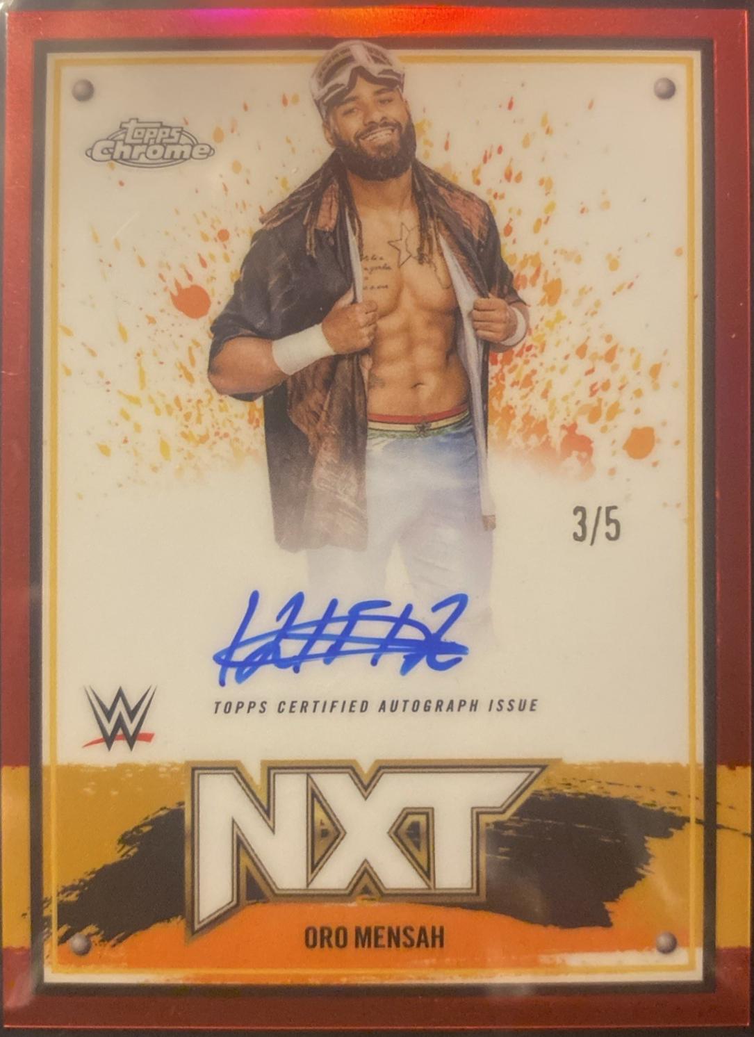 Oro Mensah [Red Refractor] #NXT-ORO