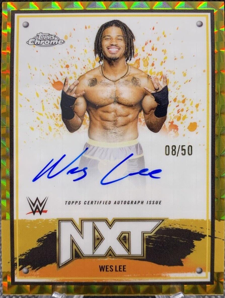 Wes Lee [Gold Geometric Refractor] #NXT-LEE