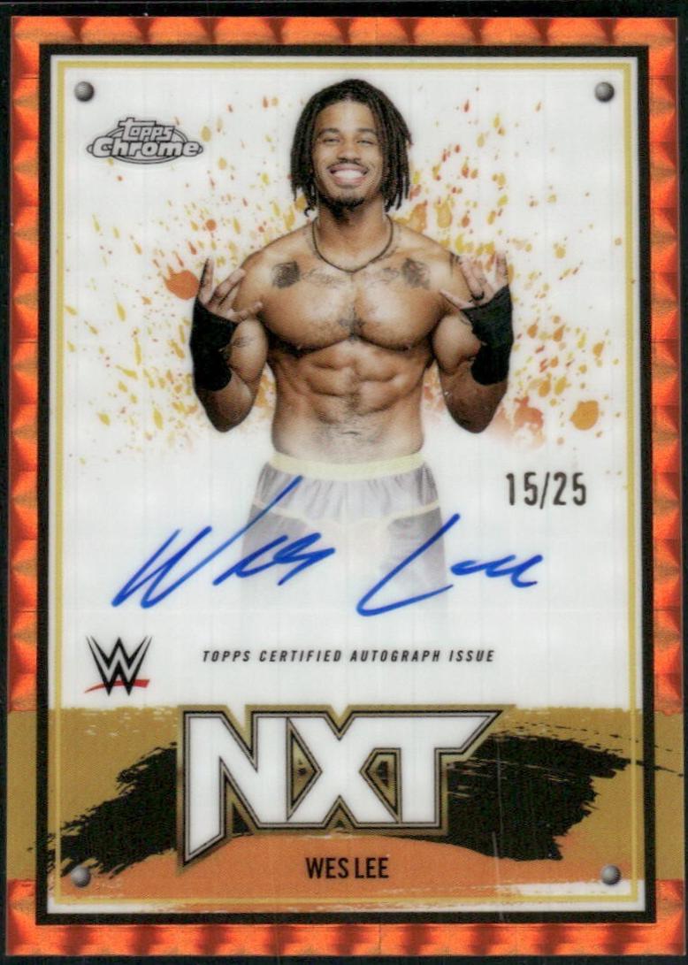Wes Lee [Orange Geometric Refractor] #NXT-LEE