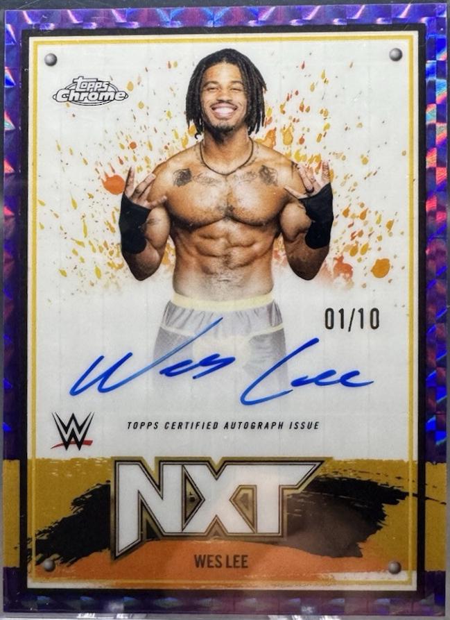 Wes Lee [Purple Geometric Refractor] #NXT-LEE