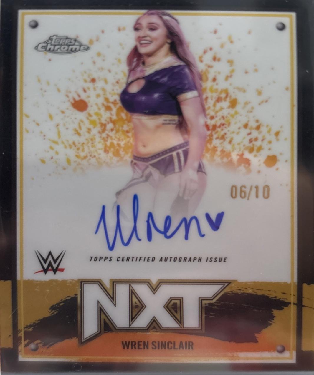 Wren Sinclair [Black Refractor] #NXT-WSC