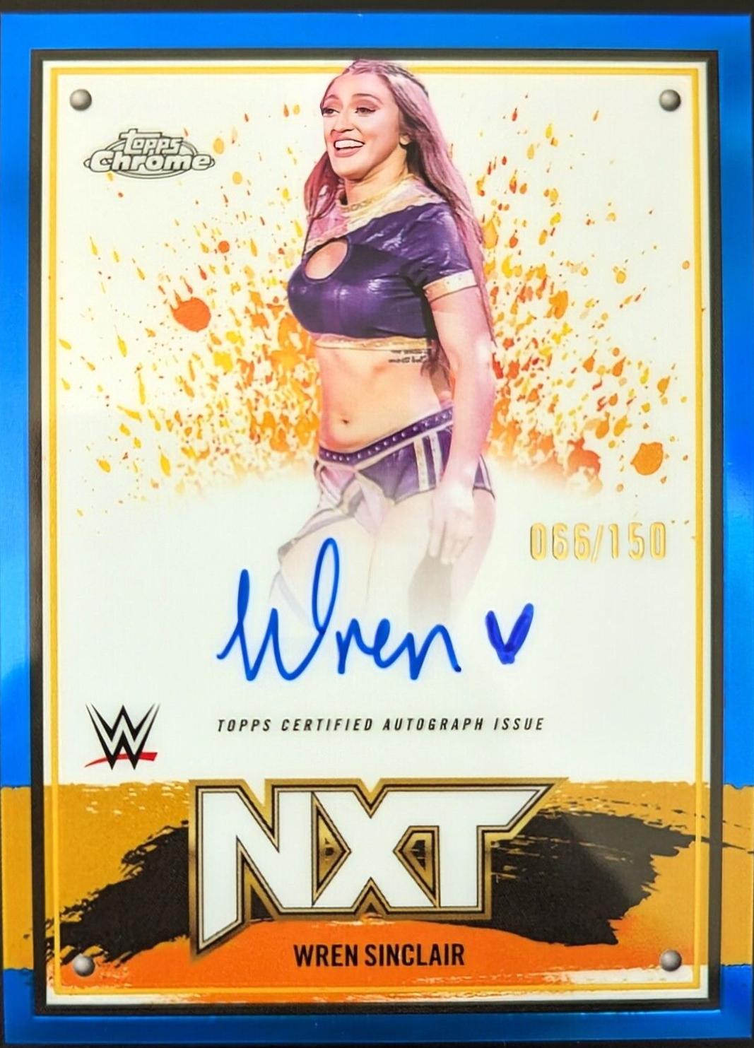 Wren Sinclair [Blue Refractor] #NXT-WSC