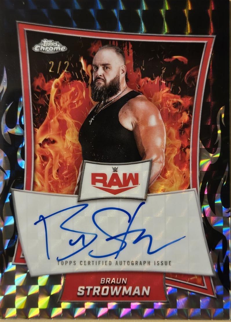 Braun Strowman [Black Geometric Refractor] #RBA-BRA