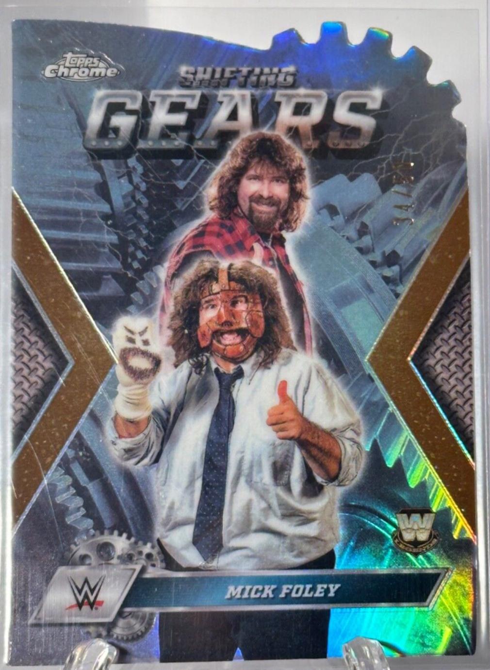 Mick Foley [Gold Refractor] #SG-MF