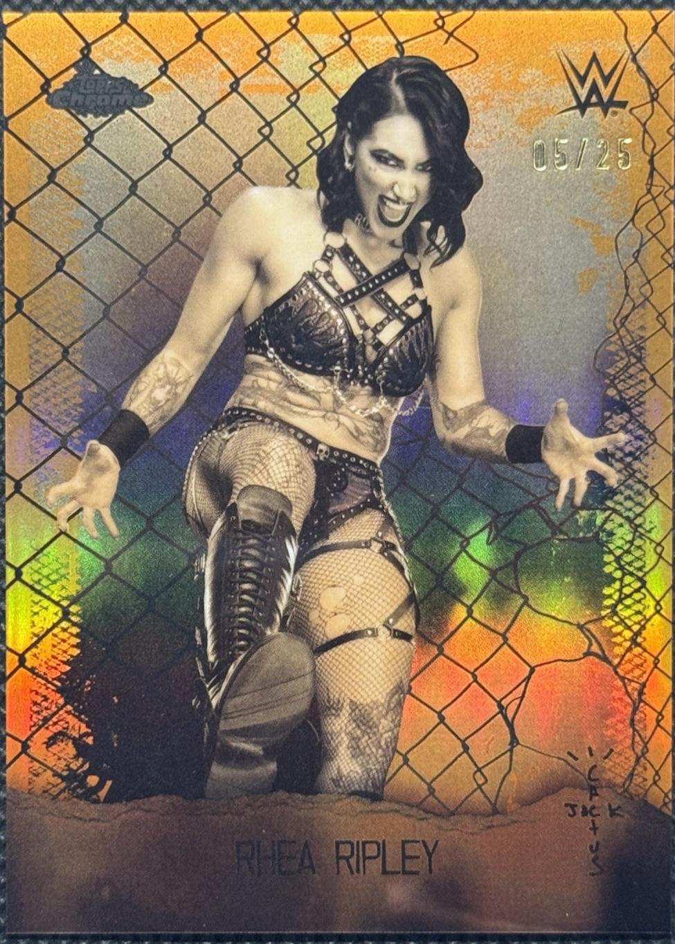 Rhea Ripley [Orange Refractor] #AOK-54