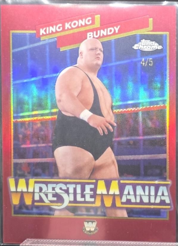 King Kong Bundy [Red Refractor] #WMR-14