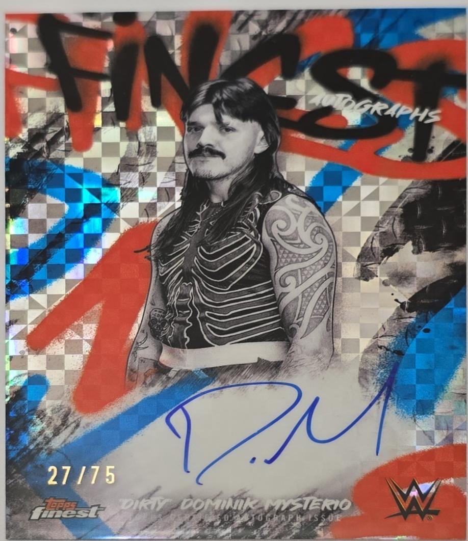 Dirty Dominik Mysterio [Blue Checkerboard Refractor] #FA-MYS