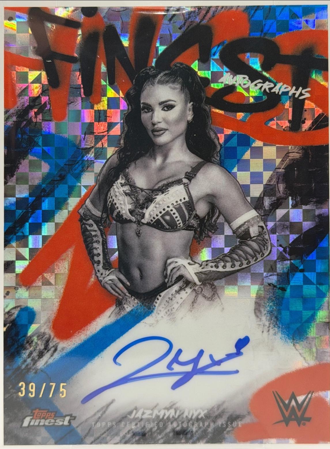 Jazmyn Nyx [Blue Checkerboard Refractor] #FA-NYX