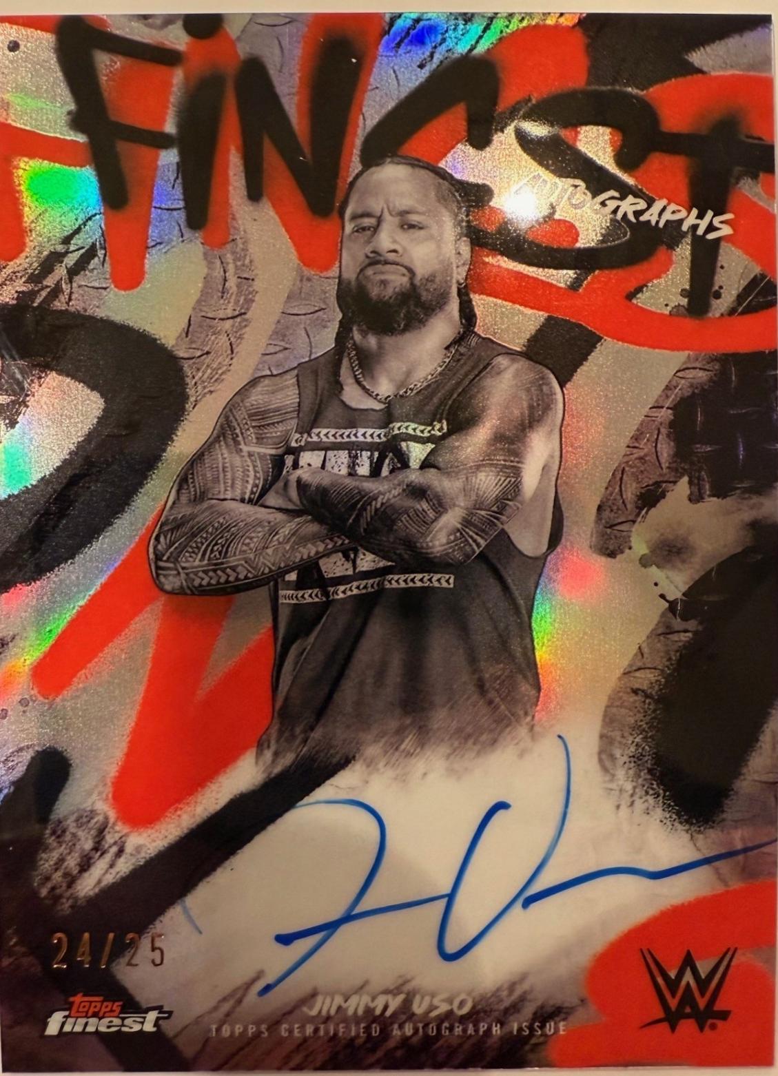 Jimmy Uso [Black Refractor] #FA-USO
