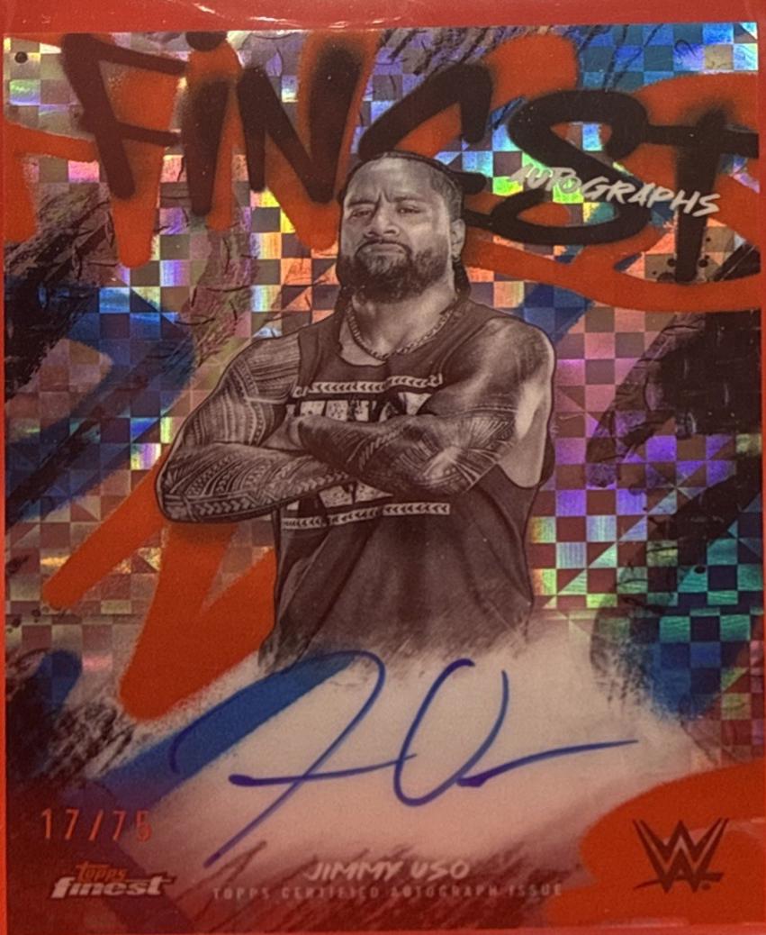 Jimmy Uso [Blue Checkerboard Refractor] #FA-USO