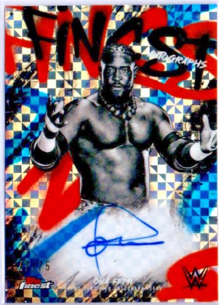 Oba Femi [Blue Checkerboard Refractor] #FA-FMI