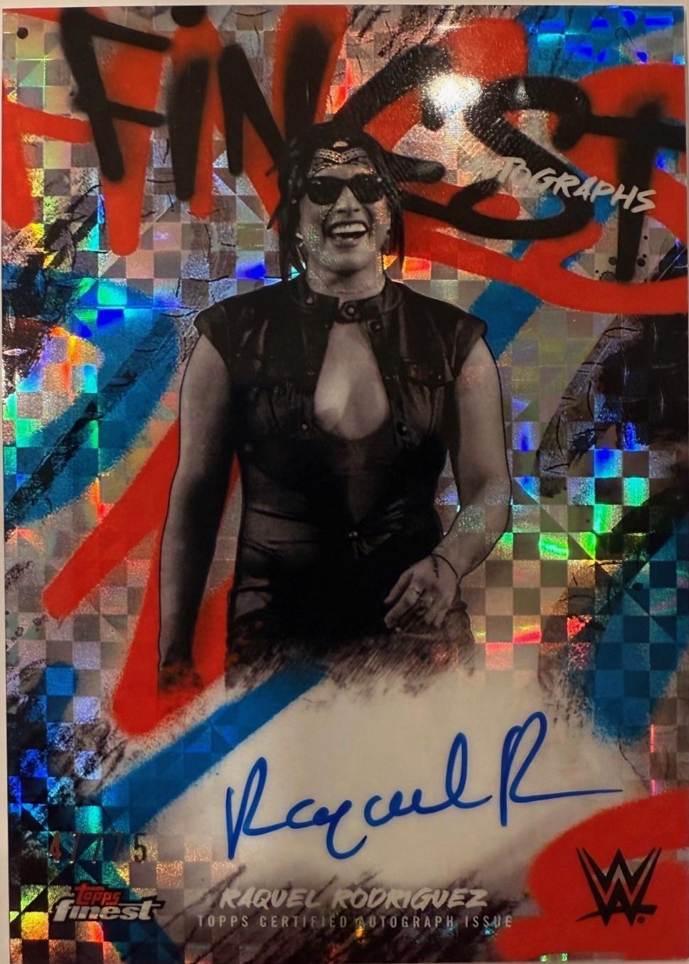 Raquel Rodriguez [Blue Checkerboard Refractor] #FA-RGZ