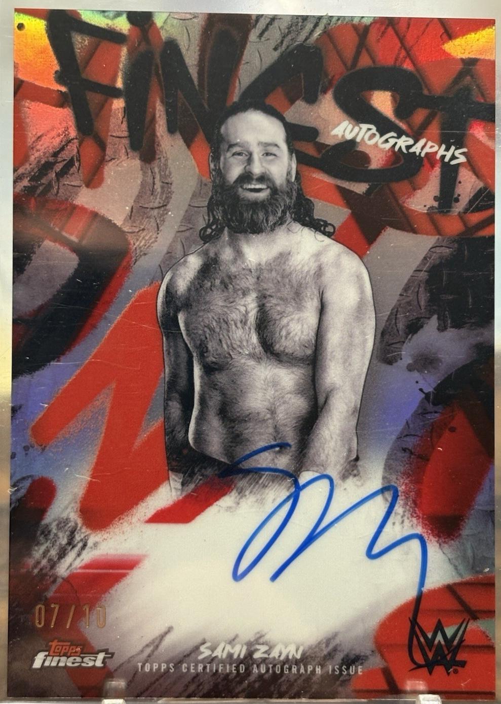 Sami Zayn [Red Black Vapor Refractor] #FA-ZYN