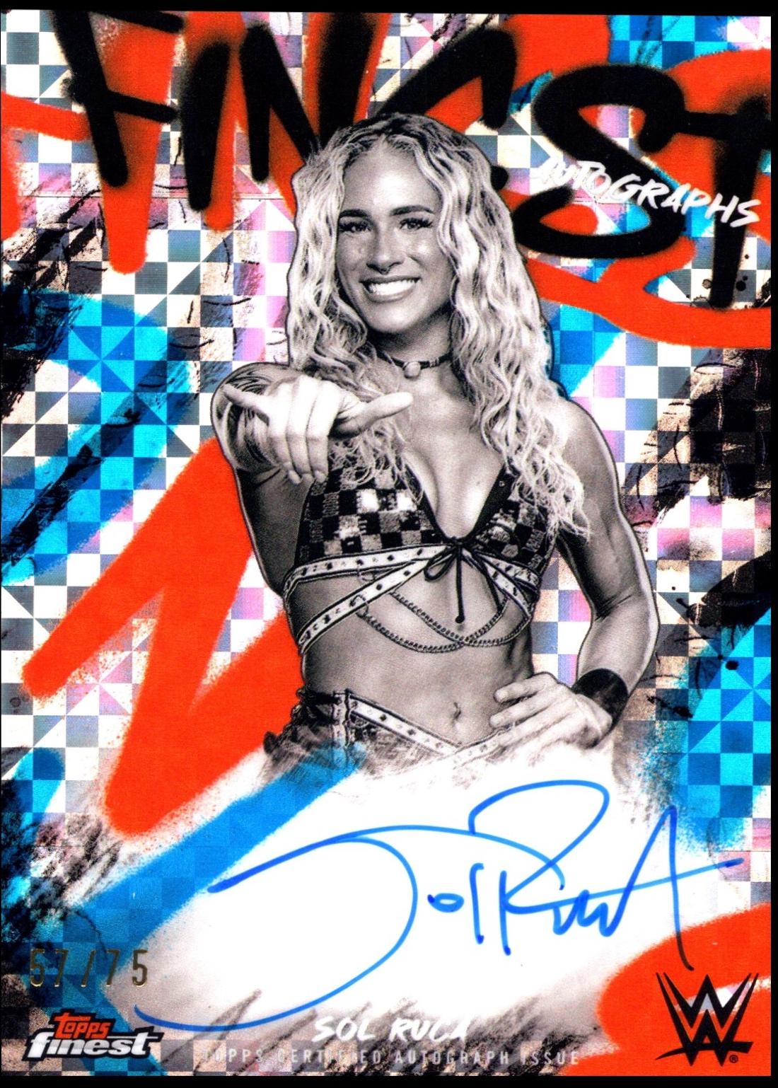 Sol Ruca [Blue Checkerboard Refractor] #FA-RCA
