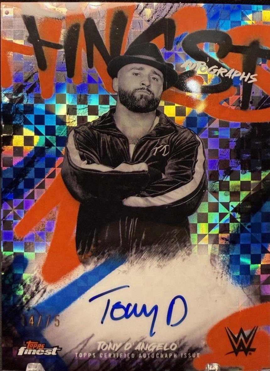 Tony D'Angelo [Blue Checkerboard Refractor] #FA-DAG