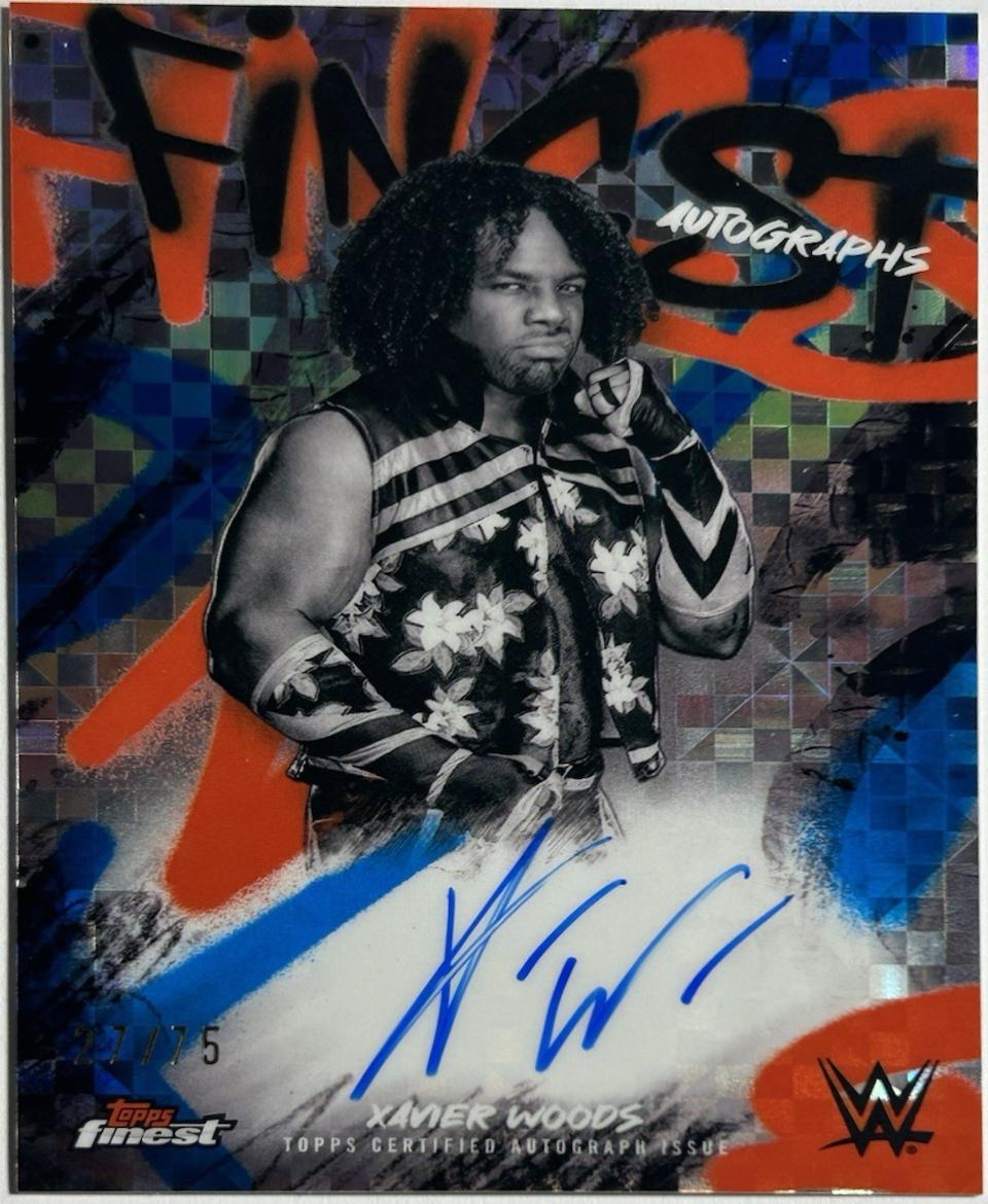 Xavier Woods [Blue Checkerboard Refractor] #FA-WDS