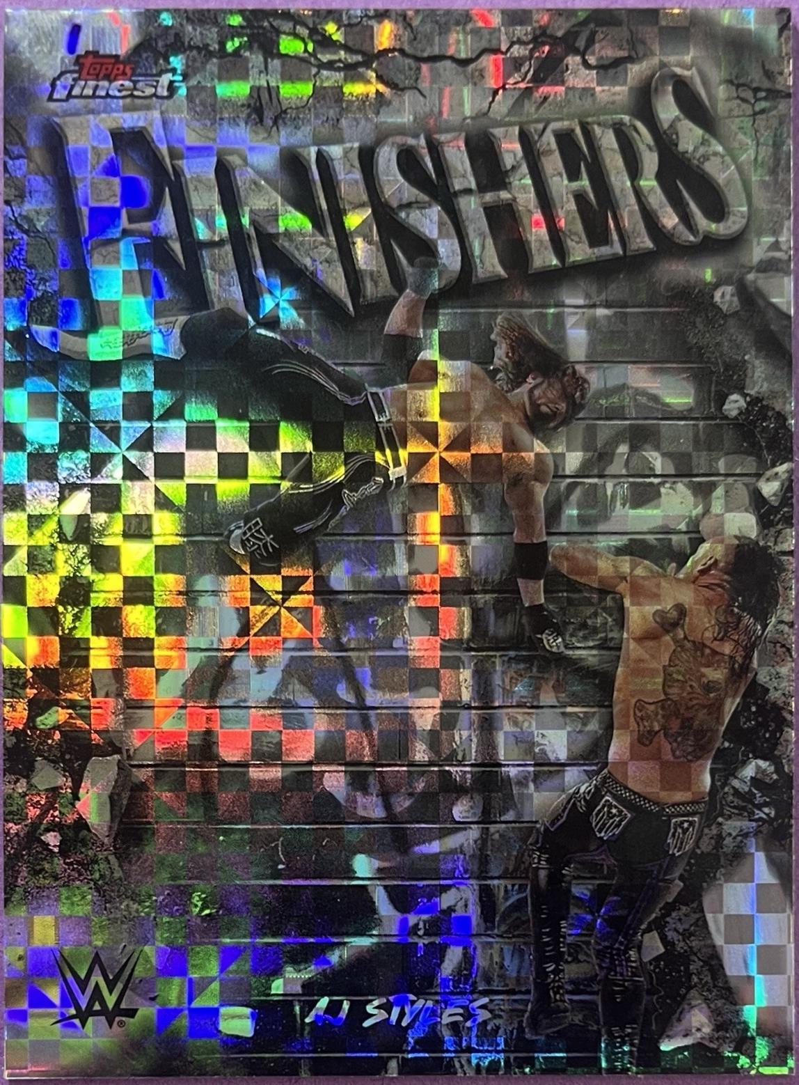 AJ Styles [Checkerboard Refractor] #FNS-AJ