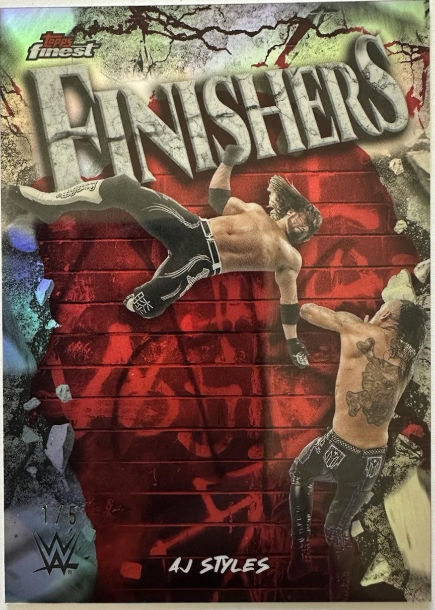 AJ Styles [Red Refractor] #FNS-AJ