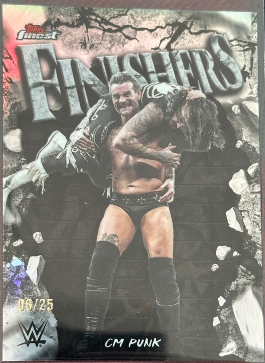 CM Punk [Black Refractor] #FNS-CM